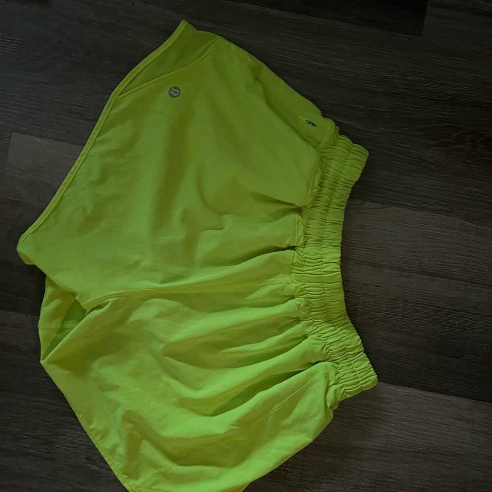 Women's Neon Green Shorts